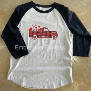 Valentine Truck 3/4 sleeve raglan