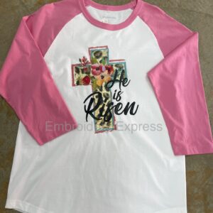 He is Risen 3/4 Sleeve Raglan
