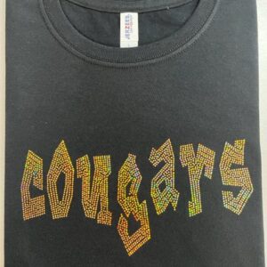 Cougars Spangle Shirt Jerzees 50/50 Blend